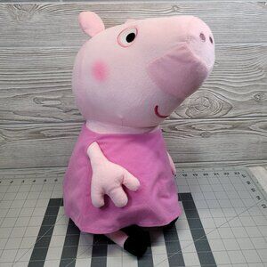 Peppa Pig Plush Purple Dress Stuffed Animal Anthropomorphic‎ Animated Television